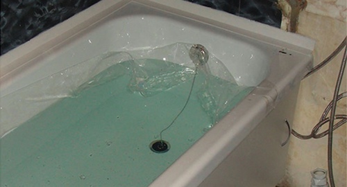 Установкой акрилового вкладыша | Дмитровский Погост